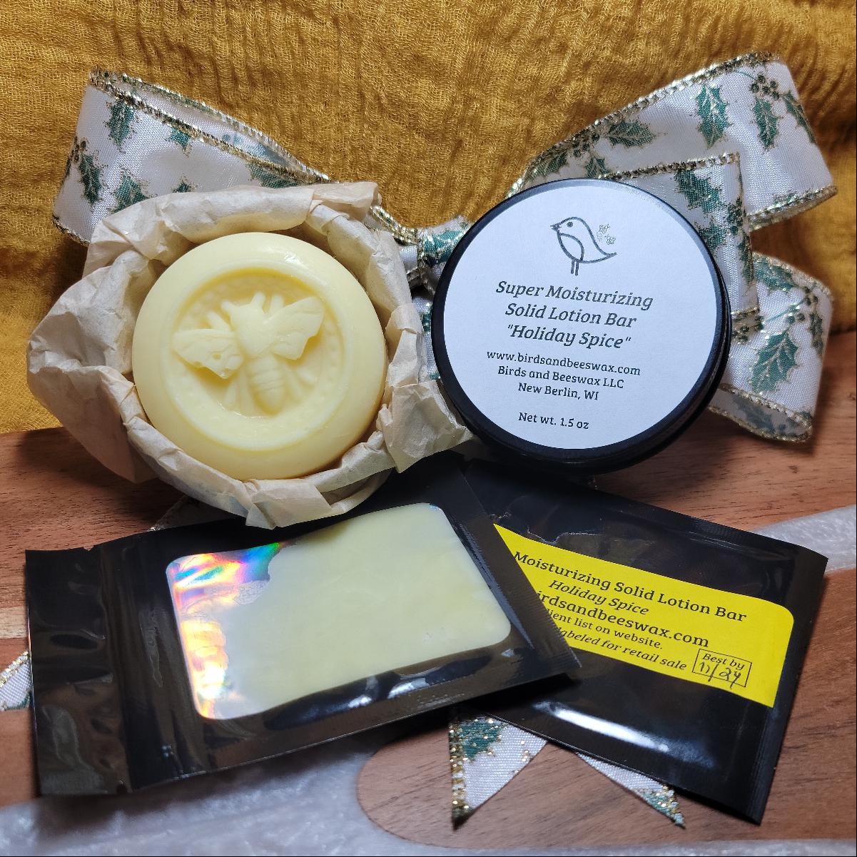 Samples of Extra Moisturizing Solid Lotion Bar